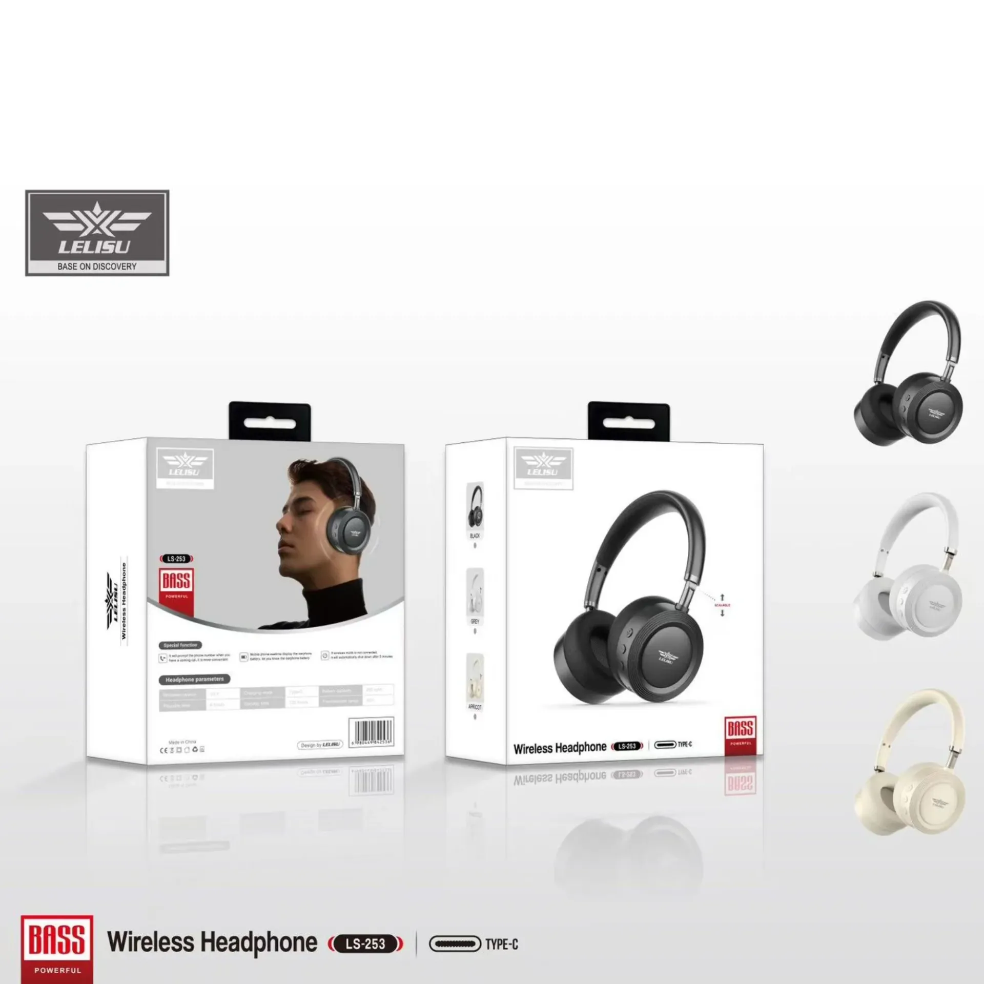 LS-253 Wireless Bluetooth Headphones