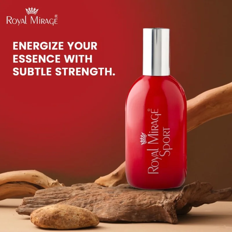 Royal Mirage Sport Eau De Cologne 120ml | Long-Lasting Refreshing Unisex Perfume